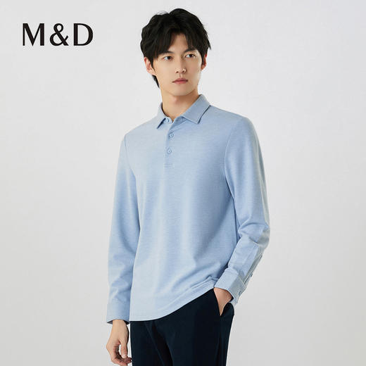 【名盾】翻领长袖T恤MXCL11654B 商品图2