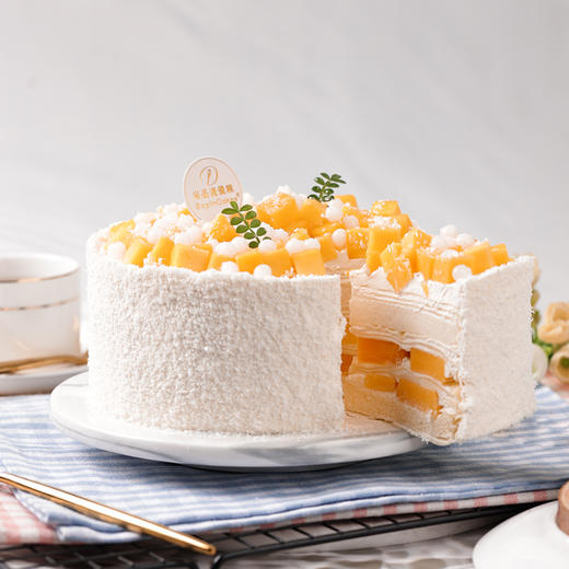 椰奶冻芒果千层蛋糕，享受热带水果的清新口感，让味蕾在夏日里狂欢【惠州】 商品图7
