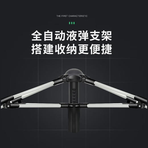 飞图乐  黑胶户外3-4人门厅帐篷【ZXZQ6.4】 商品图2