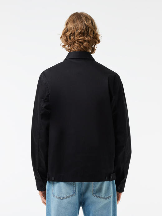 小鱼 2024秋季新款 男装简约时尚休闲舒适翻领拉链夹克外套 特惠 Z-11956 商品图8