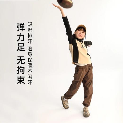 【7天发货】2025春季新品龙之涵 亲子款“即刻运动”系列轻氧速吸棒球衫 24年秋季新款加绒长袖衫 婴幼儿A类标准 商品图2