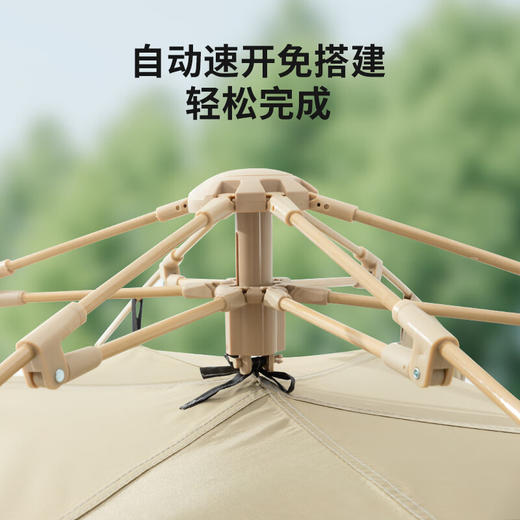 何大屋 传奇小镇三用黑胶帐篷HDW1517【ZXZQ4.0】 商品图4