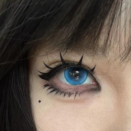 pfgirlcon半年抛美瞳 夜极光蓝 14.2mm 商品图0