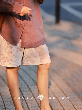 克伦生 休闲感色织亚麻衬衫