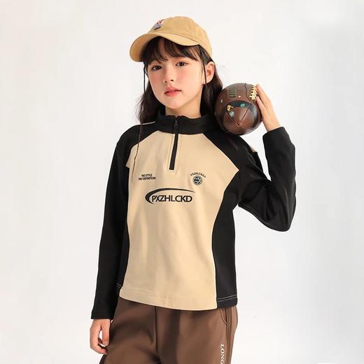 【7天发货】2025春季新品龙之涵 亲子款“即刻运动”系列轻氧速吸棒球衫 24年秋季新款加绒长袖衫 婴幼儿A类标准 商品图6