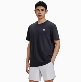 【双12抄底福利一口价】安德玛UA春夏男子高克重训练宽松圆领运动短袖1382902-001【如无库存，将做退款】