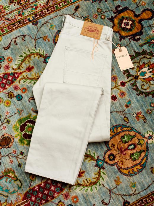 Fortela 米绿色牛仔裤 商品图7