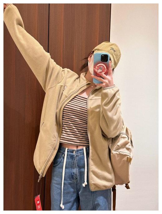 秋冬刚需基础保暖款❗️HH 摇粒绒拉链外套/内搭 男女款 商品图8