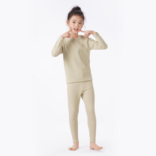 都市丽人眯雅佳保暖衣舒暖套装炫彩绒中厚童装儿童保暖衣套装JWT1A3 商品图1