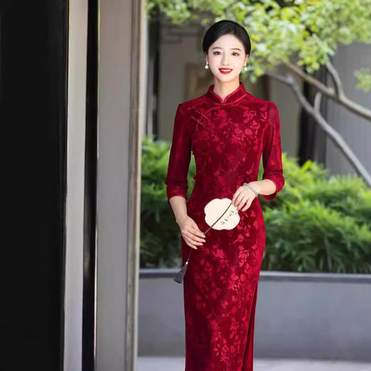 MYJ 127-1妈妈复古气质日常可穿旗袍 商品图2