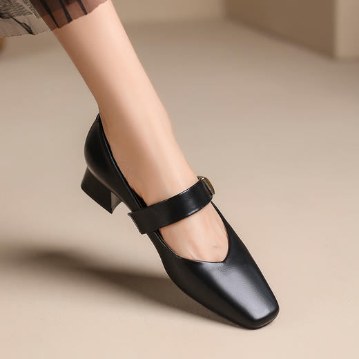品质好货 | 索菲娅2024新款厚底气质玛丽珍鞋 热销王牌 SF41111740 商品图4
