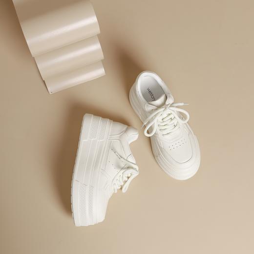westory2024年秋季新款超轻厚底舒适百搭小白鞋S24CM75391 商品图1