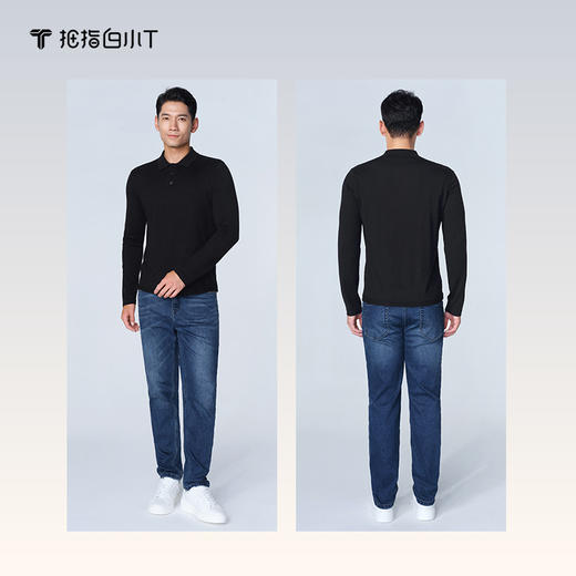 拇指白小T可机洗长袖POLO无限系列 商品图1