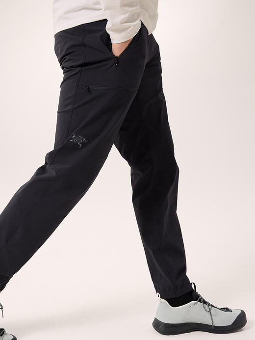 鸟 2024秋季新款 男士 加绒立体舒适刺绣小标拼接软壳休闲长裤 Z-11955 商品图1