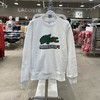 Lacoste/法国鳄鱼 男女同款宽松纯棉像素风鳄鱼印花卫衣SH3851 商品缩略图0
