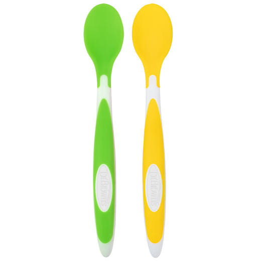 布朗博士儿童餐具宝宝喂养勺婴儿软头勺儿童辅食勺子米糊勺2只装 商品图2