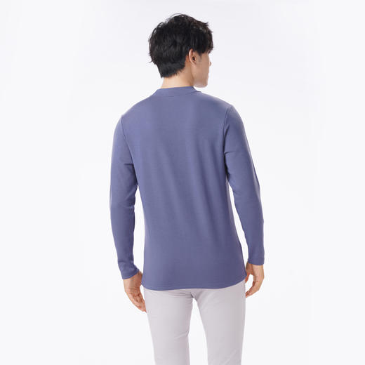 都市丽人都市锋尚保暖衣舒暖单件上衣天丝德绒膨体绒中厚男士保暖衣单件FWT5A2 商品图3