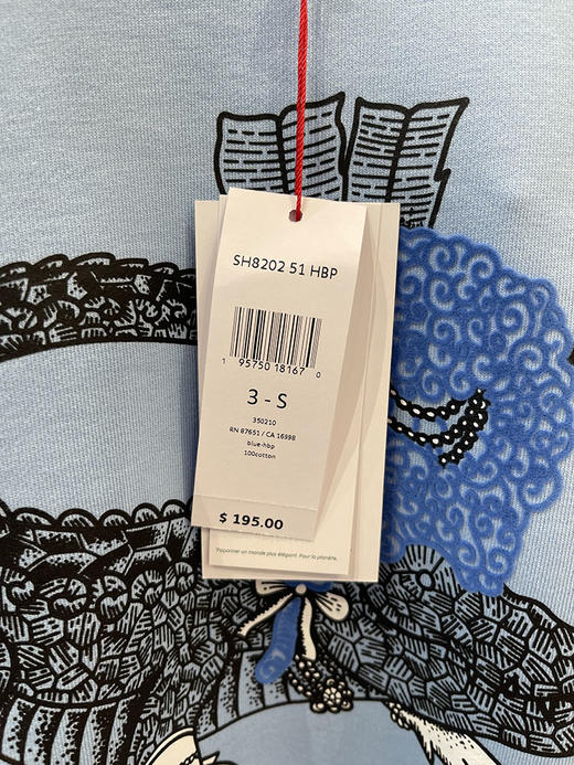 Lacoste/法国鳄鱼 男士圆领纯棉鳄鱼印花套头长袖卫衣 SH8202 商品图4