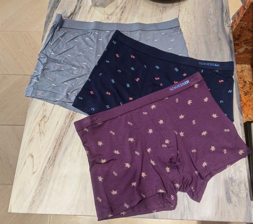 (清仓款，不退换，颜色随机)SCHIESSER德国舒雅男士再生纤维平角小裤单条装35/17644T 商品图0