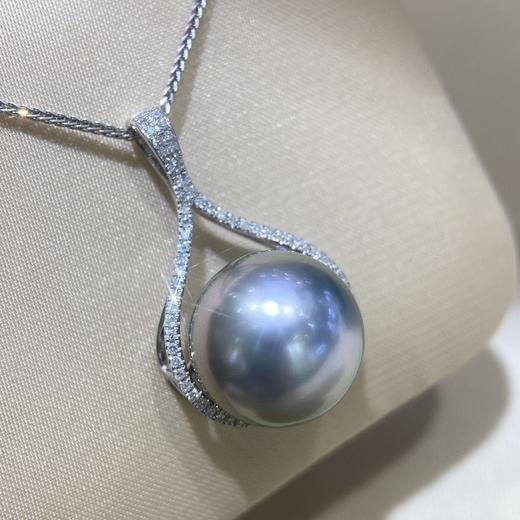 12.8mm大溪地吊坠 商品图0