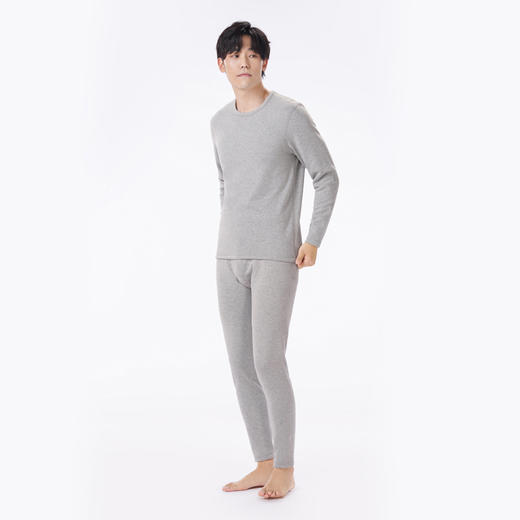 都市丽人都市锋尚保暖衣强暖套装不倒绒厚男士保暖衣套装FWTBA1 商品图2