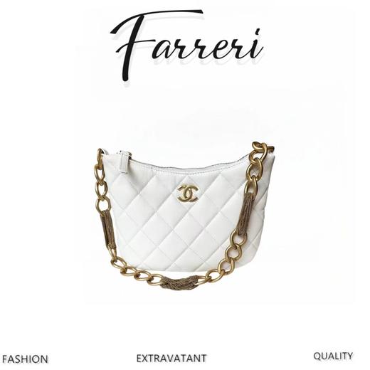 香奶奶  手工坊   腋下包  白 商品图0