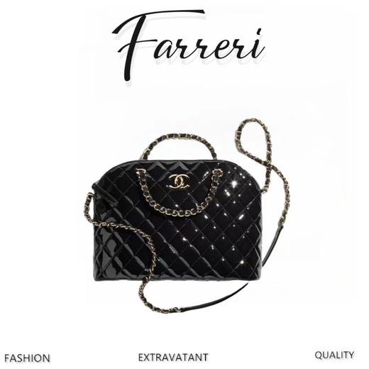 香奶奶 23春夏 漆皮贝壳包 大号/MiNi双尺寸 商品图0