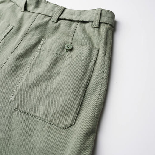 ROMI STUDIO”*复古“100斜纹棉水洗做旧腰带直筒休闲裤24SSK059 商品图3