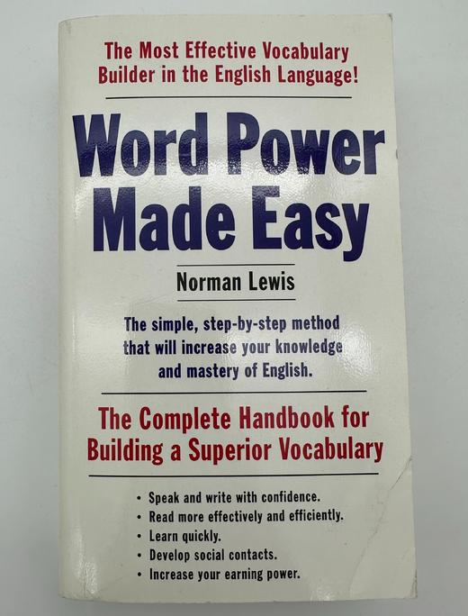 微瑕 wordpower 单词的力量Word Power Made Easy英文原版可搭英英韦氏词根字词典merriam webster vocabulary builde 商品图4