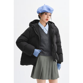 【严选】诗凡黎立领面包云朵羽绒服7F9380011