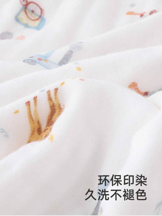 英氏婴儿纱布浴巾纯棉六层纱布新款新生儿宝宝洗澡巾YMJBJ0Q670A 商品图3