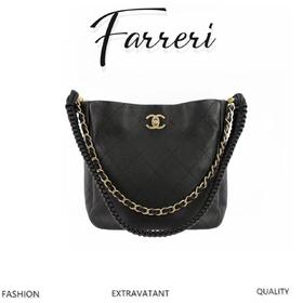 香奶奶   新款嬉皮包 黑色