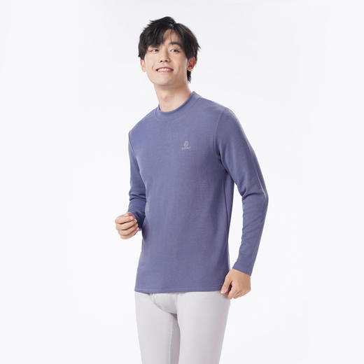 都市丽人都市锋尚保暖衣舒暖单件上衣天丝德绒膨体绒中厚男士保暖衣单件FWT5A2 商品图2