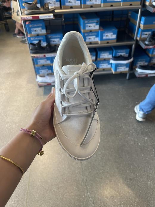 SOREL/冰熊 女士防泼水绒面革织物拼接系带圆头抓地运动休闲鞋 商品图2