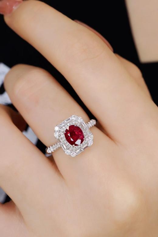 1.32克拉红宝石戒指 商品图3