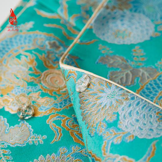 SAINTJOY/上久楷 新中式马甲 复古 团龙杂宝菊花纹 CY1044207026 商品图4
