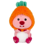 8寸LOOPY吃惊蔬菜系列公仔（胡萝卜）