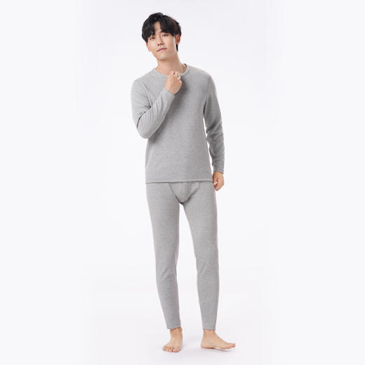 都市丽人都市锋尚保暖衣强暖套装不倒绒厚男士保暖衣套装FWTBA1 商品图1