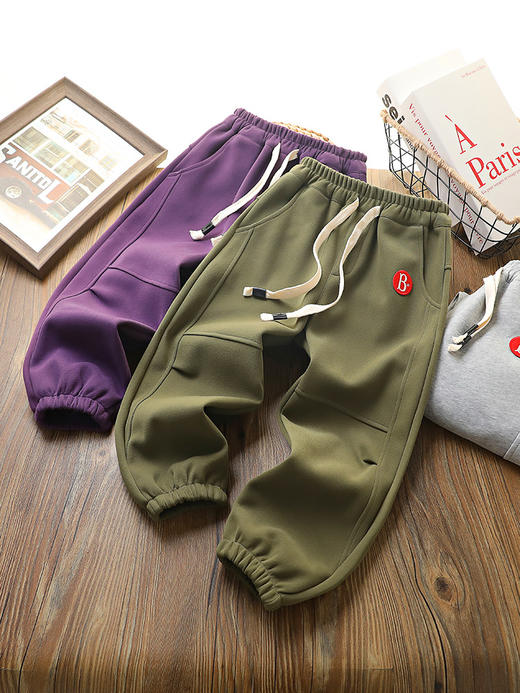 春秋新款【男童卫裤】童装儿童长裤 女童秋季休闲裤 韩版中大童卫裤 商品图0