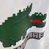 Lacoste/法国鳄鱼 男女同款宽松纯棉像素风鳄鱼印花卫衣SH3851 商品缩略图3