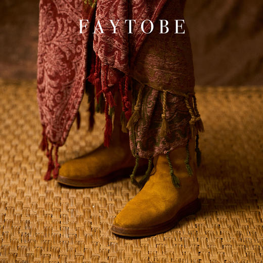 FAYTOBE “金盏”极简绒面小踝靴 商品图4