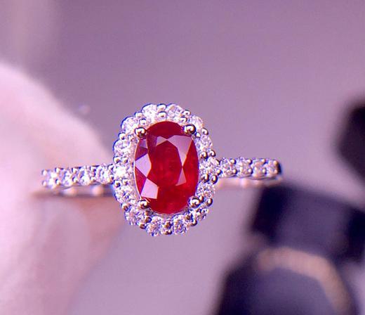 0.78克拉红宝石戒指 商品图1
