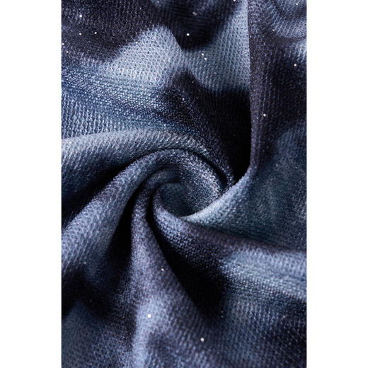 剩S/M 米思阳2026春季新款国风水墨晕染时尚T恤小众设计网纱上衣女3835 商品图3