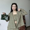 PIANAI冷小姐# 绿色格子三件套 商品缩略图1