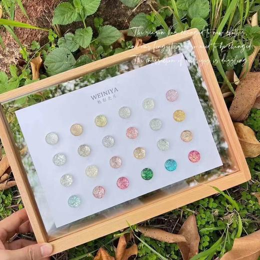 24色“微尼娅家的”亮片胶～ 商品图0