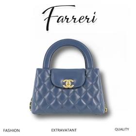 香奶奶 K Kelly手柄包 浅蓝 大号