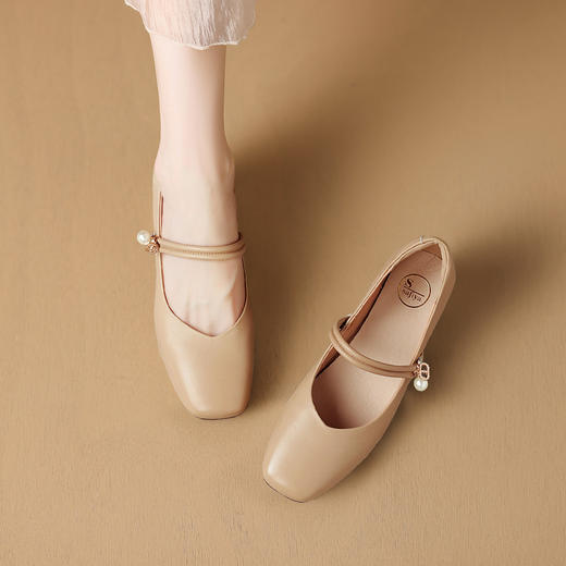 品质好货 | 索菲娅春秋2024年新款头层牛皮玛丽珍女鞋 SF42111713 商品图7