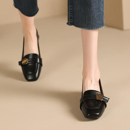 品质好货 | 索菲娅2024春秋乐福鞋时尚厚底气质高级感女鞋 SF32115707 商品图3