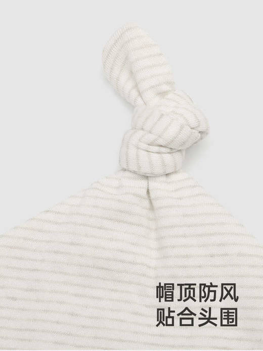 英氏婴儿帽子夏季纯棉新生宝宝胎帽小圆帽2024新款YLSJJ0Q011A 商品图3
