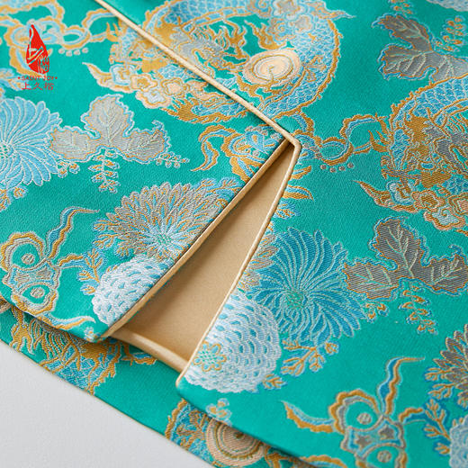 SAINTJOY/上久楷 新中式马甲 复古 团龙杂宝菊花纹 CY1044207026 商品图6